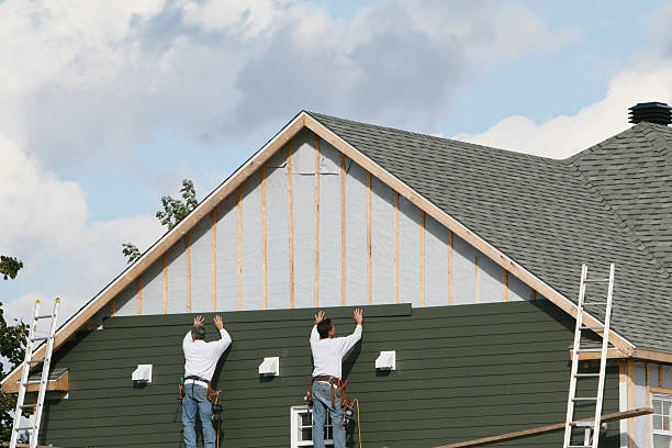 Professional Siding Contractor technician working in Turin, GA